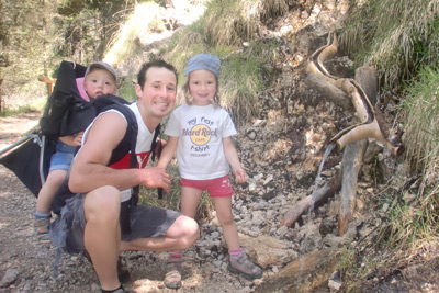 Die Familie Untermarzoner beim Wandern!